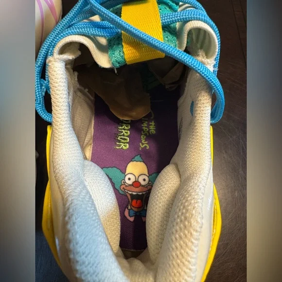 Adidas Freak 22 x The Simpsons Krusty Clown Football Cleats Size US 13.5 - Picture 14 of 15